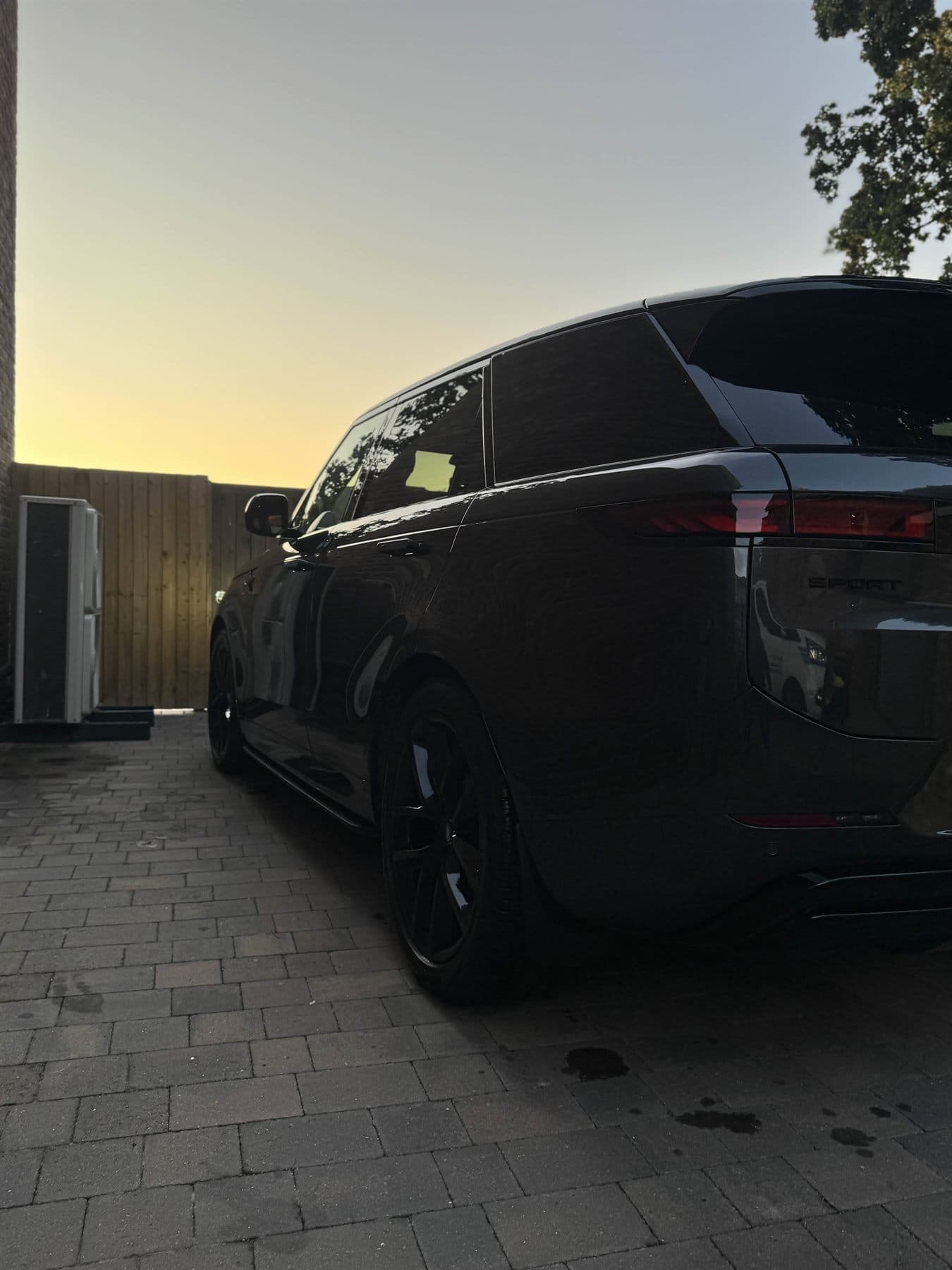 Black Range Rover after M14 Valeters paint protection work