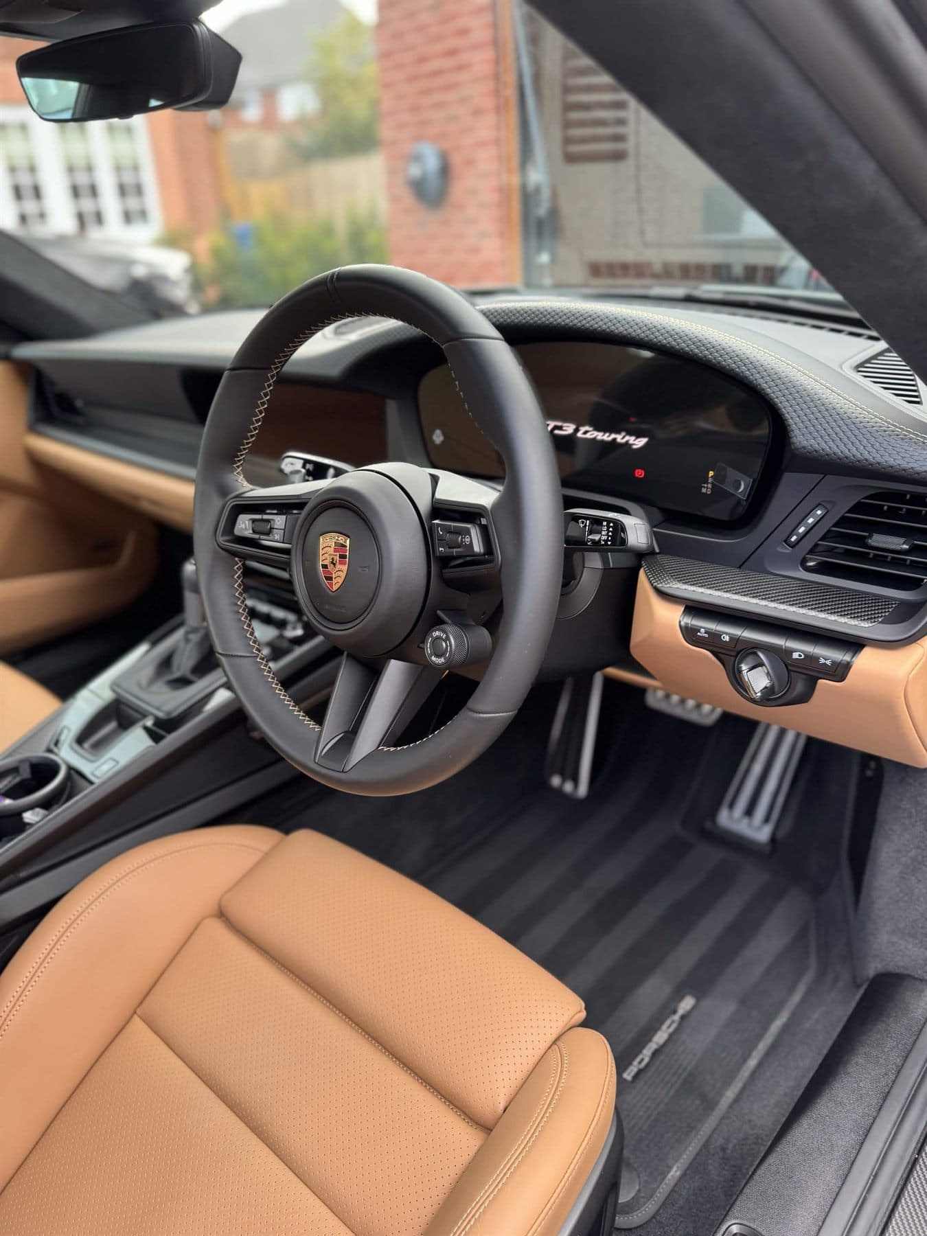 Clean Porsche interior after a deep clean